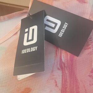 Ideology Pink and White Top